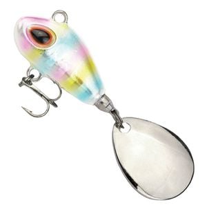 5cm/10gm Storm Gomoku Spin Vibration Lure with Flashing Tail Blade-Hologram Candy