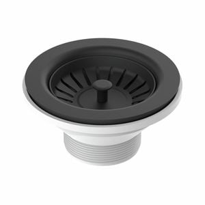 EnduraSeal 50mm Black Sink Basket Waste