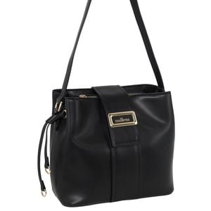 Milleni Women's Handbag Vegan Leather Fashion Stylish Mini Tote Bag Black