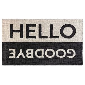 MaxFind 40 x 70cm Hello/Goodbye PP Tufted Doormat
