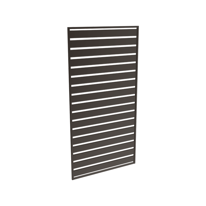 ProtectorAl 900 x 1750mm Black Easy Screen Welded Slat Panel