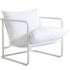 Zinus Outdoor Chair Stainless Steel Water Resistant White