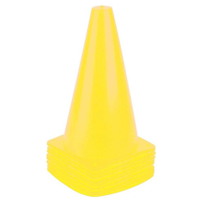 22cm PVC Field Marker Cone - Various Colours Available-Yellow