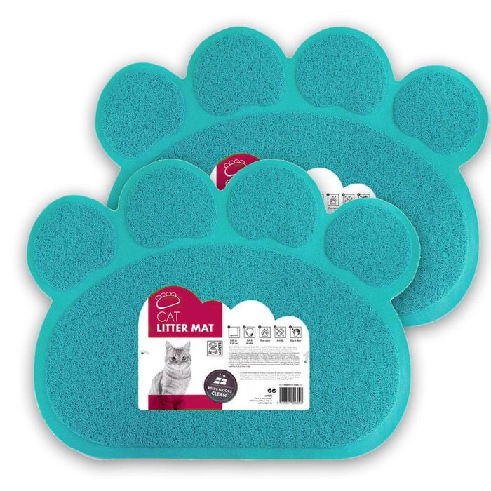 2PK M-Pets Paw Cat Litter Mat 60x45cm