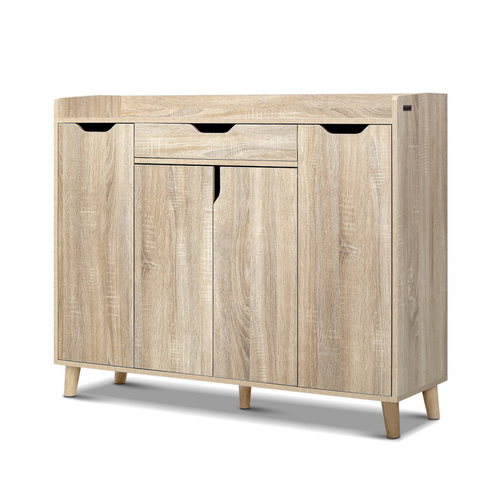 Artiss Shoe Storage Rack Cabinet 26 Pairs Pine Bunnings Australia