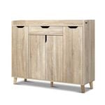 Artiss Shoe Storage Rack Cabinet 26 Pairs Pine
