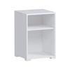 Practa 435mm White Bedside Table