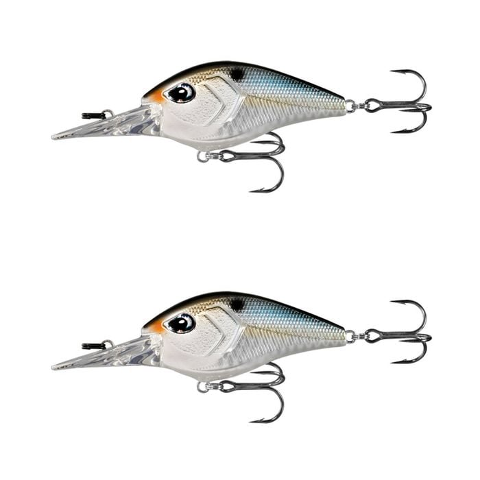 2x 13 Fishing 70mm Troll Hunter Crankbait Fish Lures 3.5m Diver - Natty Light