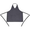 Whites Service Bib Apron V Neck Charcoal Hospitality Catering Uniform