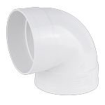 Holman 90mm 90° Female And Female PVC Stormwater Elbow