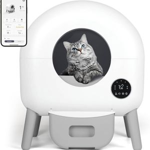 ADVWIN Automatic Smart Cat Litter Box Self-Cleaning WiFi Remote App Control