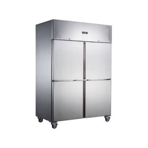 Lce Ld1200tnm Stainless Steel Four Door Upright Fridge
