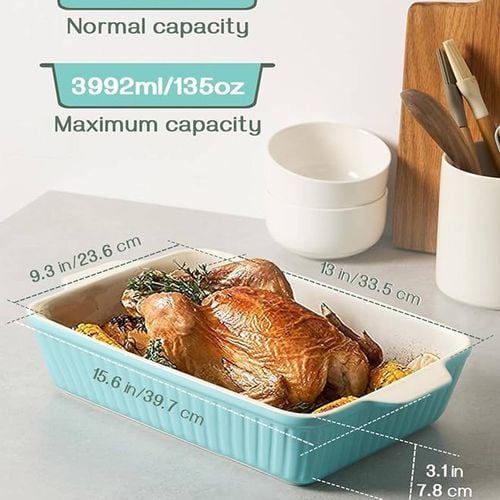 DOWAN 9x13 inch Baking Dish for Oven 135 oz Ceramic Baking Pan with Handles Bunnings Australia