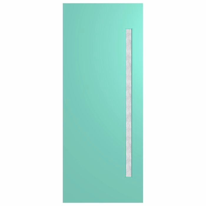 Hume 2040 x 820 x 40mm Verve External Door VER1 - Rice Paper