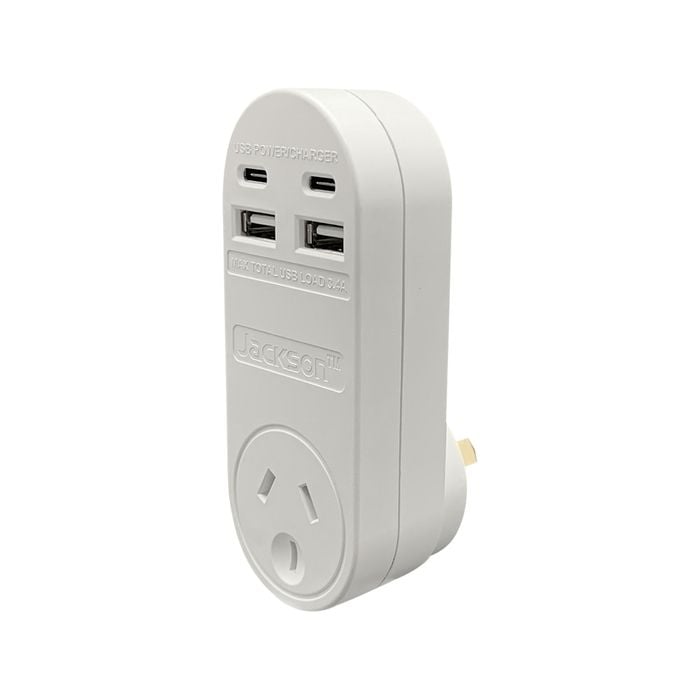 Jackson 3.4A USB USB-C Charger