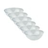 6x Partyware Heavy Duty Reusable Salad Bowl Tableware 305mm Clear
