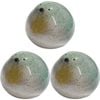3PK LVD Ceramic Birdie Ornament Medium Decorative Home Decor Sky