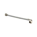 Kinetic 300mm Stainless Steel Flexible Braided Hose Bent Elbow Water Connector