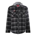 Hard Yakka Grey Quilted Flannel Shacket - Size L