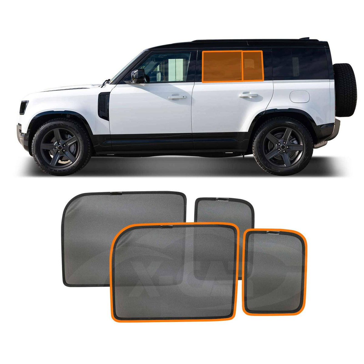 Rear Window Sun Shade for Land Rover Defender 2020-Onwards Car Sun ...