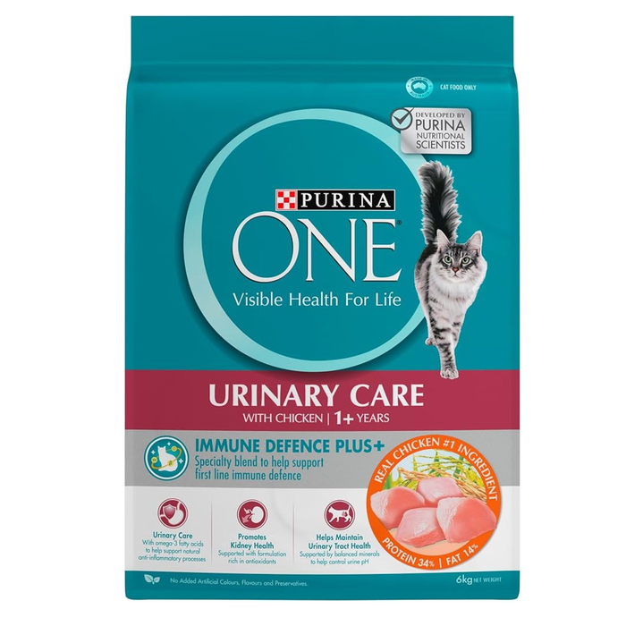 Purina One 6kg Urinary Care With Chicken Dry Cat Food