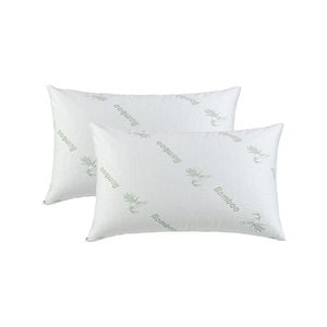 Dreamaker Bamboo Knitted Waterproof Pillow Protector (twin Pack)