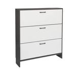 Foret 3 Tier Shoe Cabinet Rack Slim Storage Shelf 20-45pairs Entryway Hallway