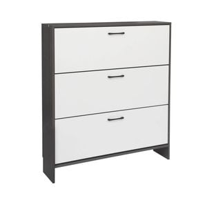 Foret 3 Tier Shoe Cabinet Rack Slim Storage Shelf 20-45pairs Entryway Hallway