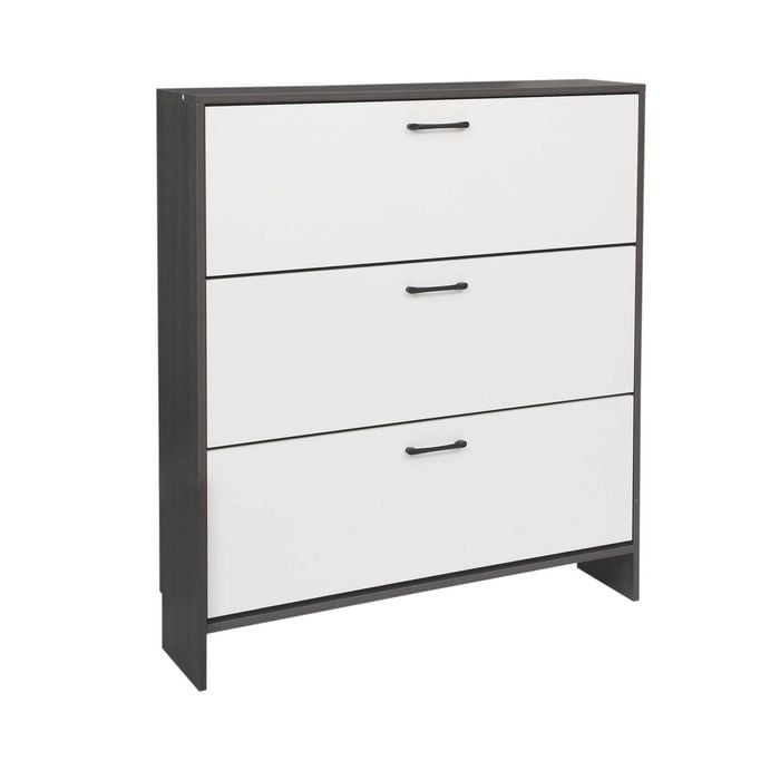 Foret 3 Tier Shoe Cabinet Rack Slim Storage Shelf 20-45pairs Entryway Hallway