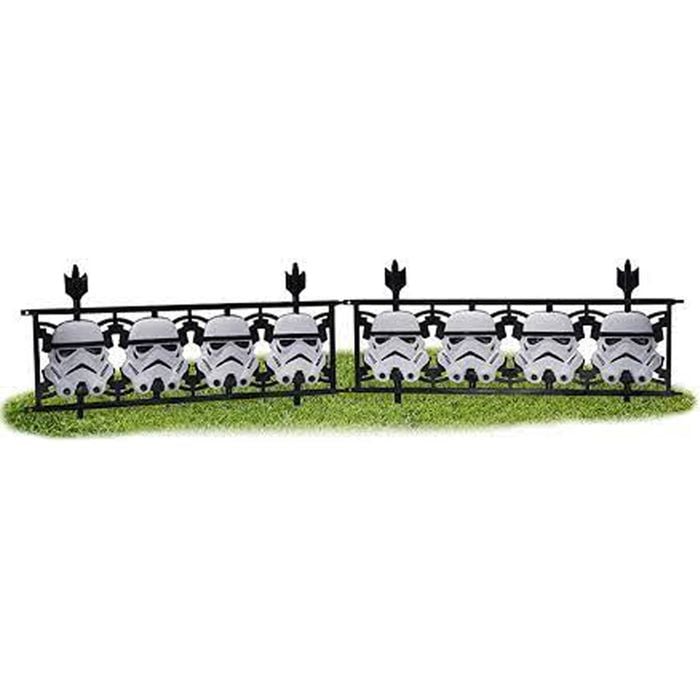 2pc Star Wars Stormtrooper Plastic Fence Halloween Party Decor Display Accessory