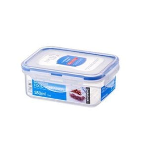 Locknlock 350ml Airtight Classic Rectangle Food Storage Container Short Clear