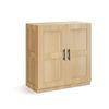 Casey Low Storage Laundry Cabinet 2 Doors Oak