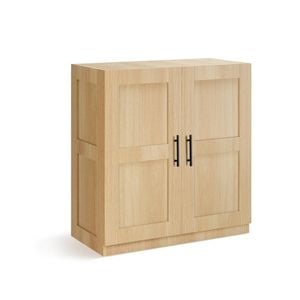 Casey Low Storage Laundry Cabinet 2 Doors Oak