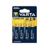 Varta AAA Alkaline Batteries - 4 Pack