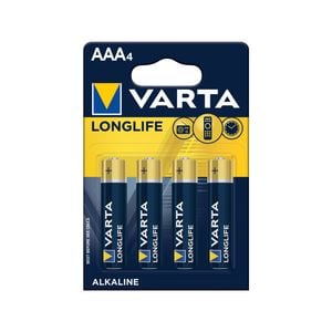 Varta AAA Alkaline Batteries - 4 Pack