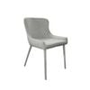 Calley Velvet  Dining Chair in Grey