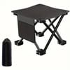 Extra Large Portable Folding Stool With Side Pocket