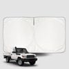 Windscreen Sun Shade for Toyota LandCruiser 70 Single Cab 2012-Current Universal Fit Window Visor UV Block
