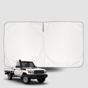 Windscreen Sun Shade for Toyota LandCruiser 70 Single Cab 2012-Current Universal Fit Window Visor UV Block