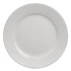 Olympia Plates Athena Wide Rimmed 12 Pack 254mm White Porcelain Dinnerware