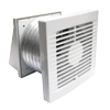 Manrose 100mm White Wall Exhaust Fan Kit