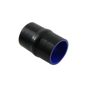 Takashi Black Straight Humped Silicone Hose Joiner 2.375" (60mm) Air Intake