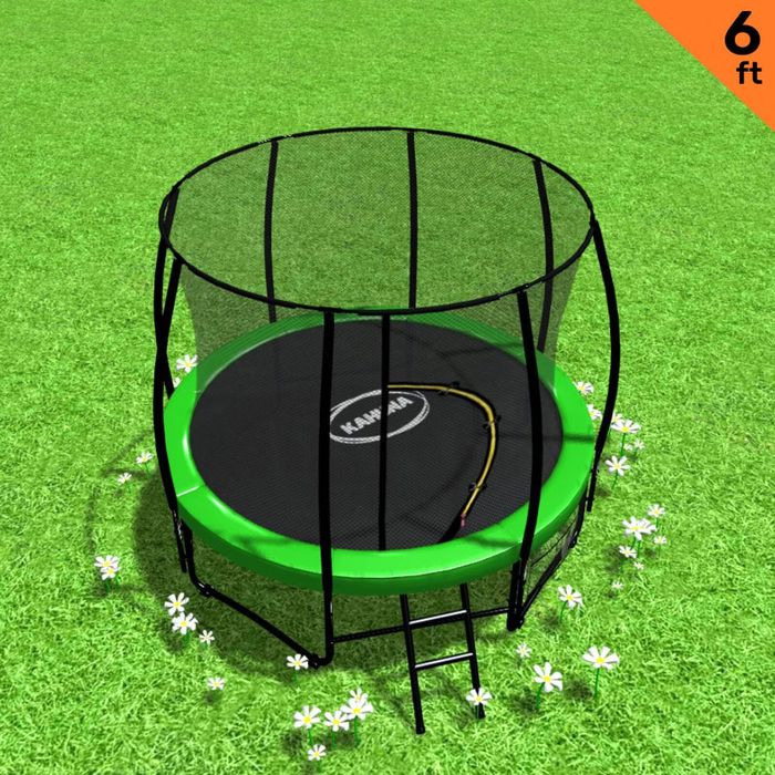 Kahuna Classic 6 ft Trampoline - Green