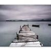Look On Pier and Boat Photograph  Print 100% Australian Made 120 x 90cm  (Stretched)
