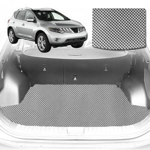 6D Diamond Car Boot Mat for Nissan Murano Z512009-2015-Cargo Mat-Grey-Outback GT