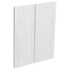 Kaboodle Provincial White Country Corner Wall Cabinet Door - 2 Pack