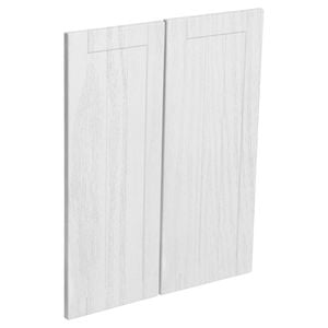 Kaboodle Provincial White Country Corner Wall Cabinet Door - 2 Pack