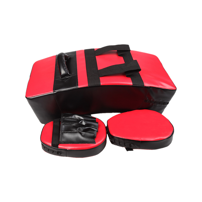 RTM Kicking Boxing Sparring Shield & Punching Pad Mitts Combo