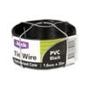 Jack 1.6mm x 20m Black PVC Wire Tie