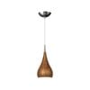 CLA Lighting ZARA Bell Shape Pendant Light - Burl Wood